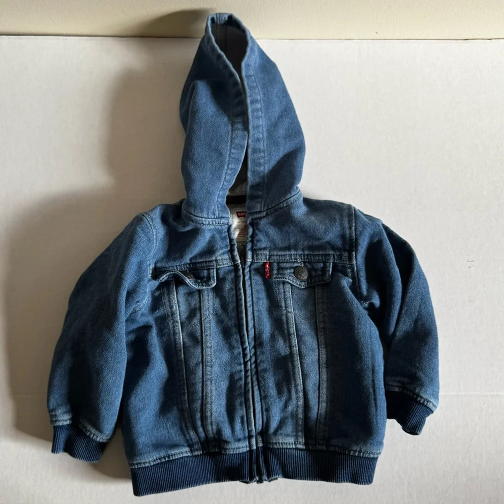 Levi’s Denim Set Zip Hoodie Jacket Joggers